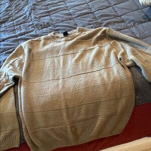 Men's Classic Tan Crewneck Sweater